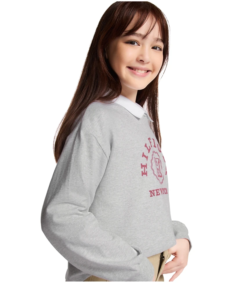 Tommy Hilfiger Girls 7-16 Collared Sweatshirt