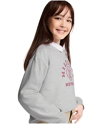 Tommy Hilfiger Girls 7-16 Collared Sweatshirt