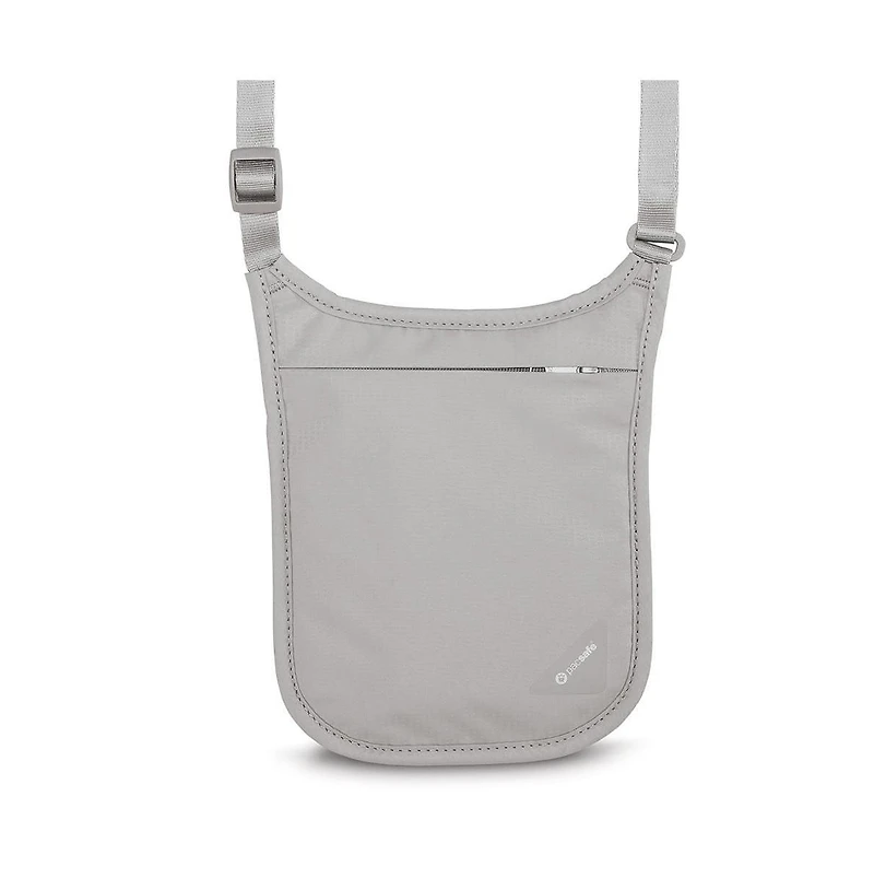 Pacsafe Coversafe V75 Rfid Blocking Neck Pouch Neutral Grey