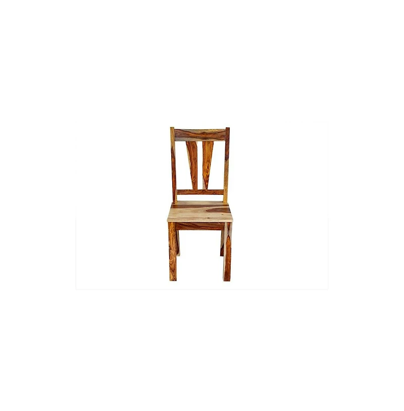 Porter Designs 2-Piece Solid Sheesham Wood Dining Chair Set with Kalispell Design