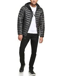 Calvin Klein Men's Hooded & Quilted Packable Jacket
