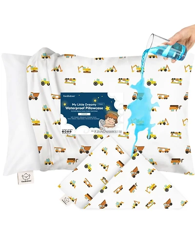 KeaBabies Toddler 13X18 Pillowcase, Soft Waterproof Pillow Protector Cover for Kids, Boys, Girls, Travel