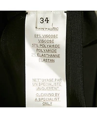 Pre-Owned Balmain Women's Black Knit Lace-Up Long Sleeve Mini Dress