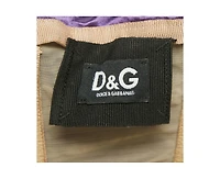 Pre-Owned Dolce & Gabbana Women's Pre-Owned D&g Purple Satin Draped Strapless Short Dress