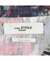 Pre-Owned Isabel Marant Women's Etoile Pink/blue Abstract Print Maze Dress