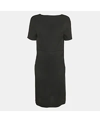 Pre-Owned Balenciaga Women's Black Crepe Shift Dress