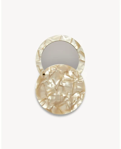 Machete Circle Mirror in Sand Shell