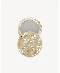 Machete Circle Mirror in Sand Shell