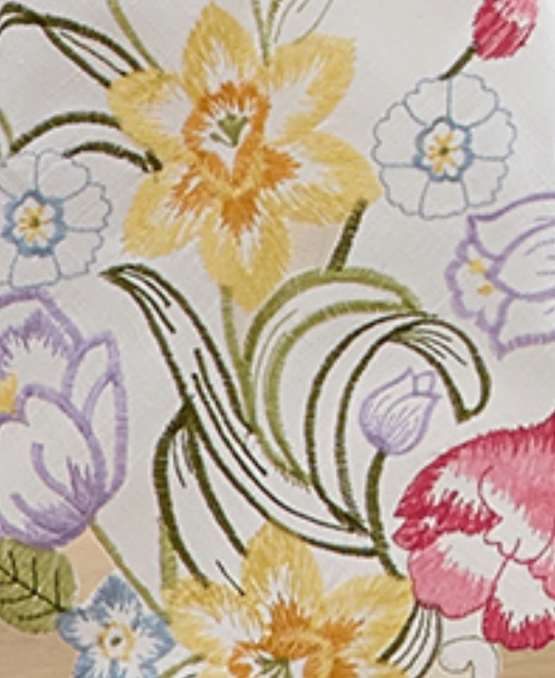 Elrene Embroidered Floral Cutwork Tablecloth, 60" x 84"