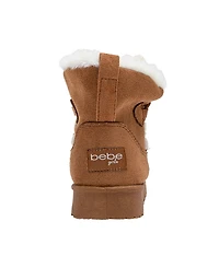 Bebe Girls' Toddler 5T-10T Lace-Up Winter Boots