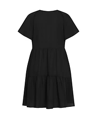 City Chic Plus Frill Mini Dress
