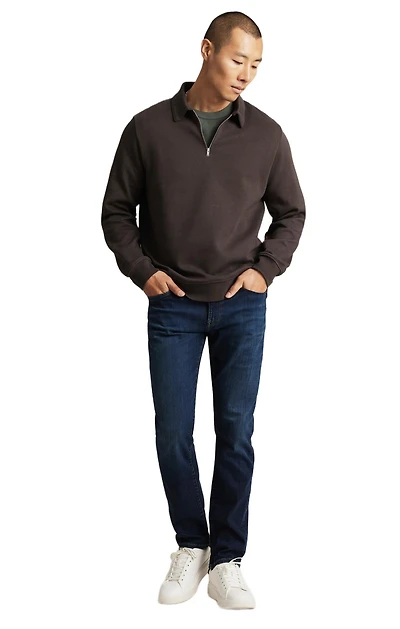 Mavi Jeans Men's Jake Slim Leg Midnight Brushed Feather Blue