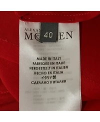 Pre-Owned Alexander Mcqueen Women's Silk Beaded High Neck Top