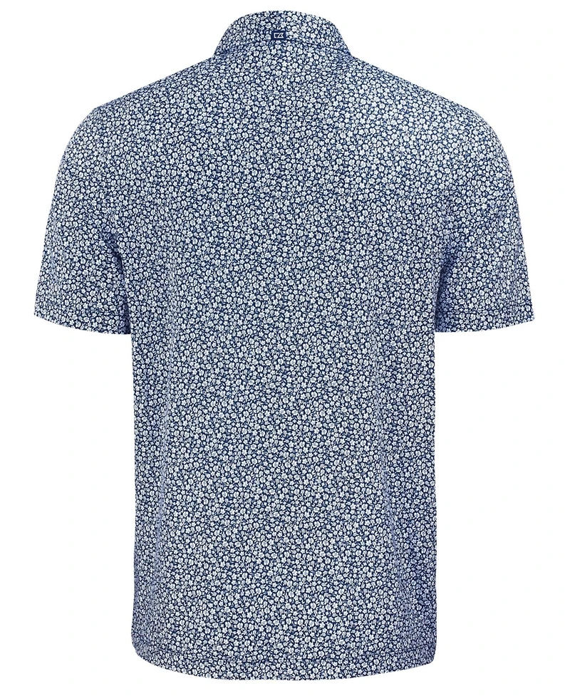 Cutter & Buck Men's Pike Eco Flora Print Recycled Polo