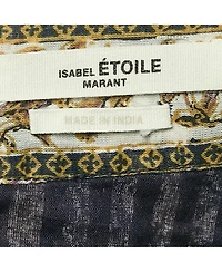 Pre-Owned Isabel Marant Women's Etoile Blue Floral Print Cotton Vega Mini Skirt