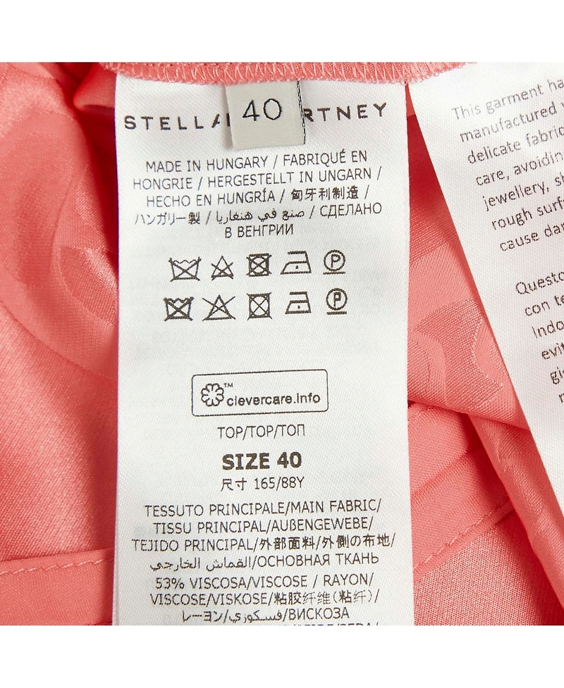 Pre-Owned Stella Mccartney Women's Jacquard Chain Silk Blouse