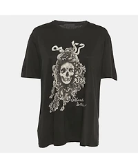 Pre-Owned Alexander Mcqueen Women's Skull Print Jersey T-Shirt