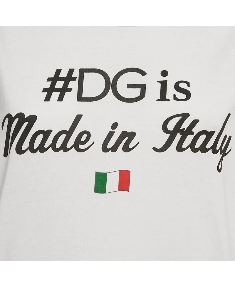 Pre-Owned Dolce & Gabbana Women's #dg Print Jersey Tank Top