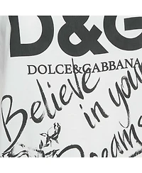 Pre-Owned Dolce & Gabbana Women's White Printed Cotton Vest