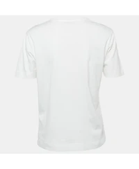 Pre-Owned Emilio Pucci Women's Logo Applique Cotton T-Shirt