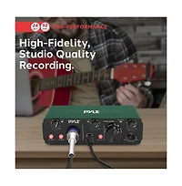 Pyle 2IN 2OUT Usb/Asio Audio Interface for Recording & Podcasting (PMUX42.5)