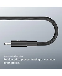 Beats Usb-c to Lightning Woven Short Cable (20 cm) - Bolt Black
