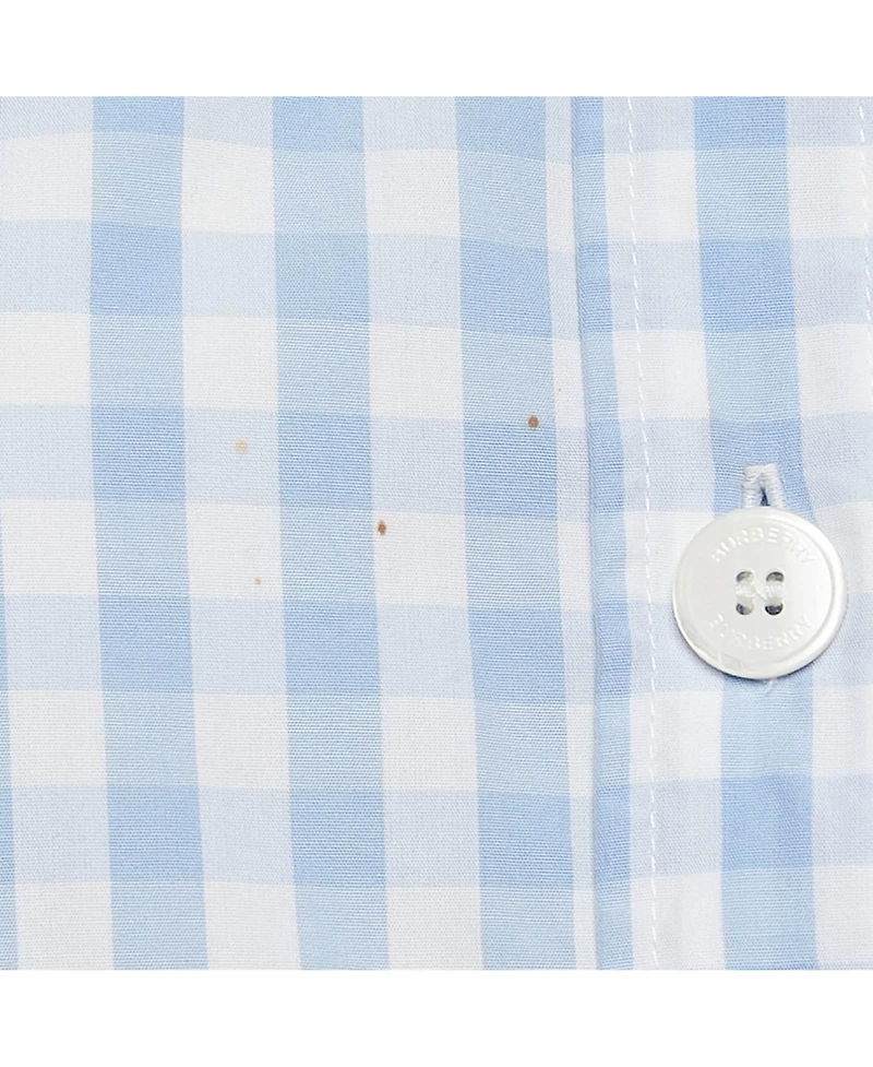 Pre-Owned Burberry Women's Beige Silk Buttoned A-Line Sleeveless Shirt Blouse