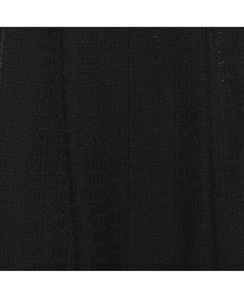 Pre-Owned Dolce & Gabbana Women's Black Tweed Maxi Skirt