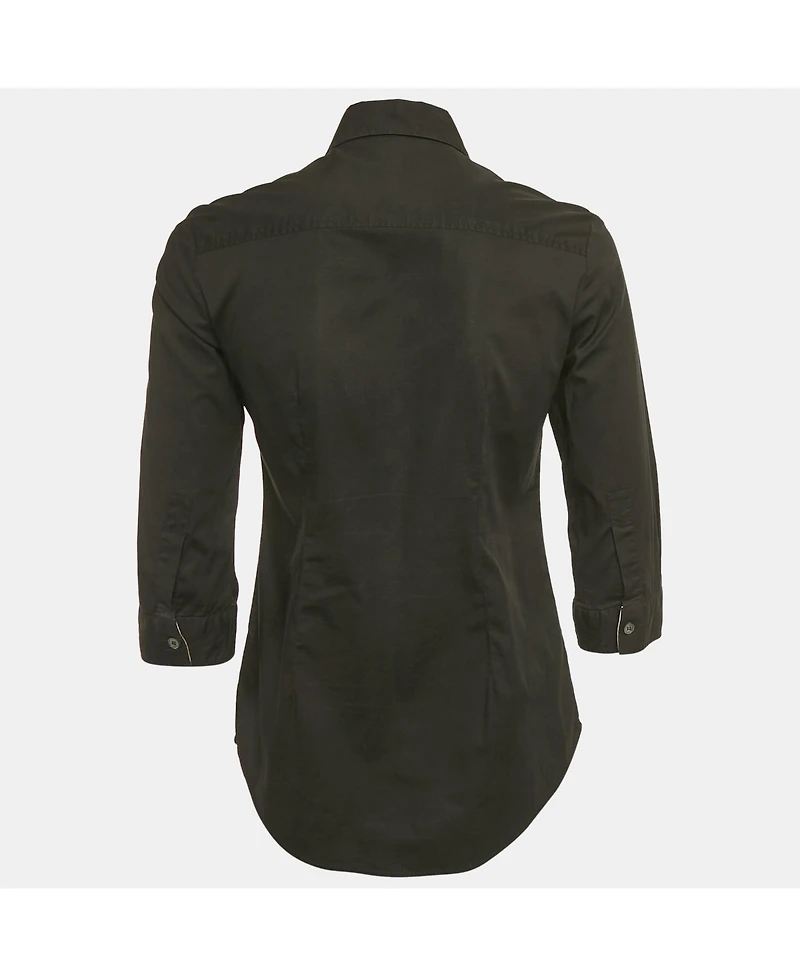 Pre-Owned Burberry Women's London Checker Print Cotton T-Shirt