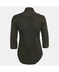 Pre-Owned Burberry Women's London Checker Print Cotton T-Shirt