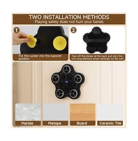 Artudatech Smart Kids Boxing Machine with Free Gloves, Music and Light Effects for Home Fitness Fun