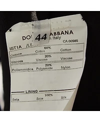 Pre-Owned Dolce & Gabbana Women's Black Floral Lace Button Front Jacket