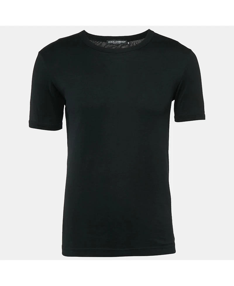 Pre-Owned Dolce & Gabbana Men's Jersey Crew Neck T-Shirt