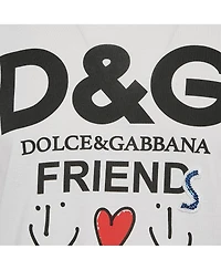 Pre-Owned Dolce & Gabbana Women's Black And Beige Dice Key Printed Silk Short Sleeve Top