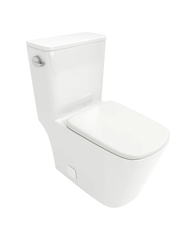 Casainc One Piece Modern Elongated Bathroom Fixture,Siphonic Jet,Comfort Chair Height,Soft-Close Seat,Glazed Surface