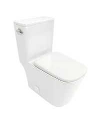 Casainc One Piece Modern Elongated Bathroom Fixture,Siphonic Jet,Comfort Chair Height,Soft-Close Seat,Glazed Surface