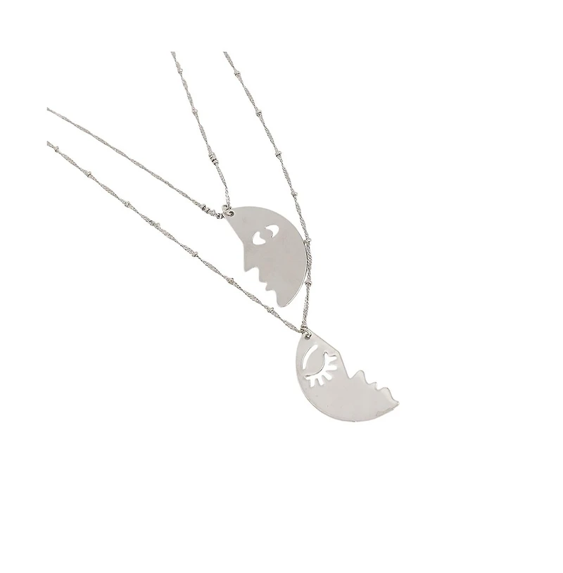 Sohi Women's The Lovers Multi-Layer Necklace