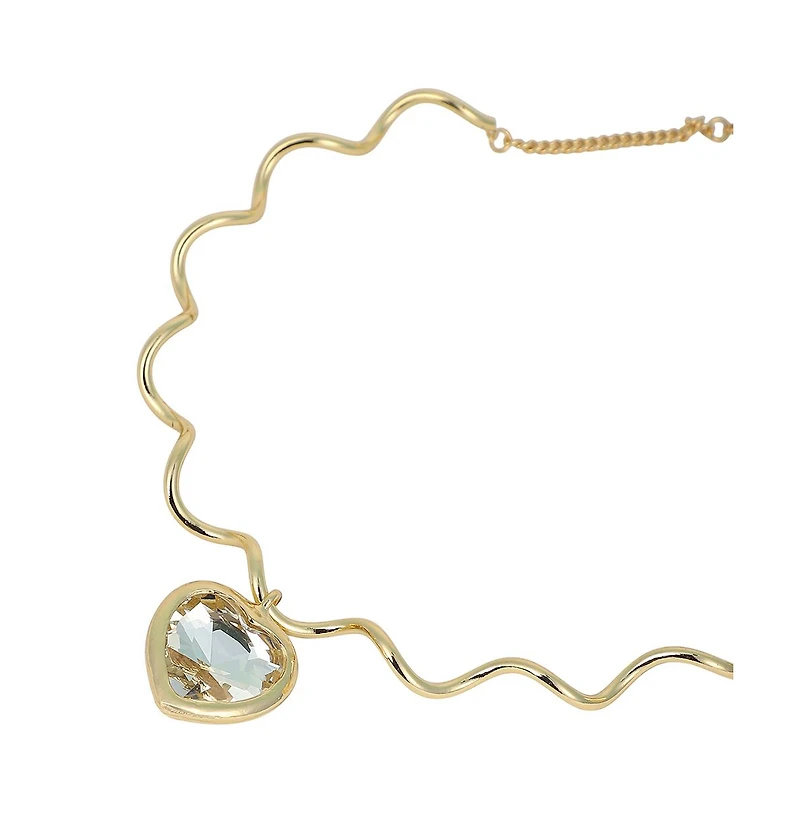 Women's The Coil-Coeur Collar Necklace - California Gold