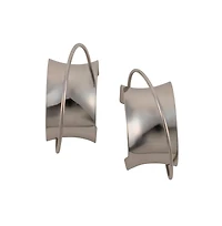 Women's The Chunky-Orbiter Half-Hoop Earrings - Metallic Silver