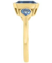 Effy Collection Blue (1/2 ct. t.w.) & London Blue Topaz (2-1/10 ct. t.w.) Ring in 14k Yellow Gold