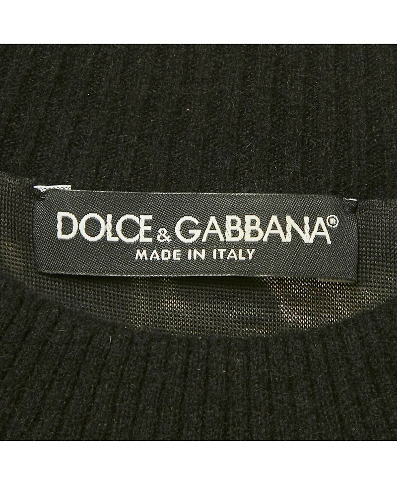 Pre-Owned Dolce & Gabbana Women's Rose Print Jacquard Jumper