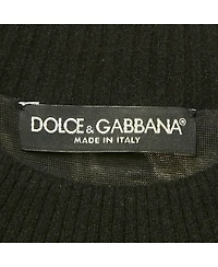 Pre-Owned Dolce & Gabbana Women's Rose Print Jacquard Jumper