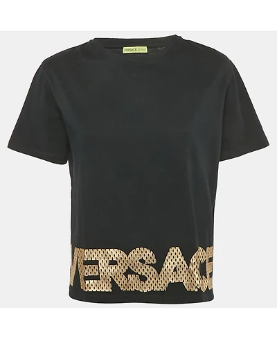 Pre-Owned Versace Women's Jeans Cotton T-Shirt