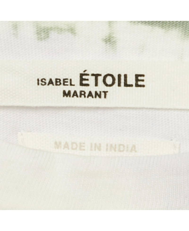 Pre-Owned Isabel Marant Women's Etoile White/green Tie-Dye Cotton Dena T-Shirt