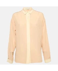 Pre-Owned Stella Mccartney Women's Pink Silk Long Sleeve Shirt