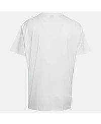 Pre-Owned Burberry Women's Botanical Sketch Print Applique Cotton T-Shirt