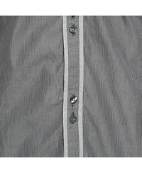 Pre-Owned Dolce & Gabbana Men's Grey Stripe Cotton Button Front Shirt