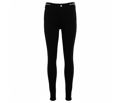 Pre-Owned Givenchy Women's Knit Zip Detail Leggings