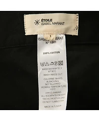 Pre-Owned Isabel Marant Women's Etoile Black Cotton Cropped Trousers