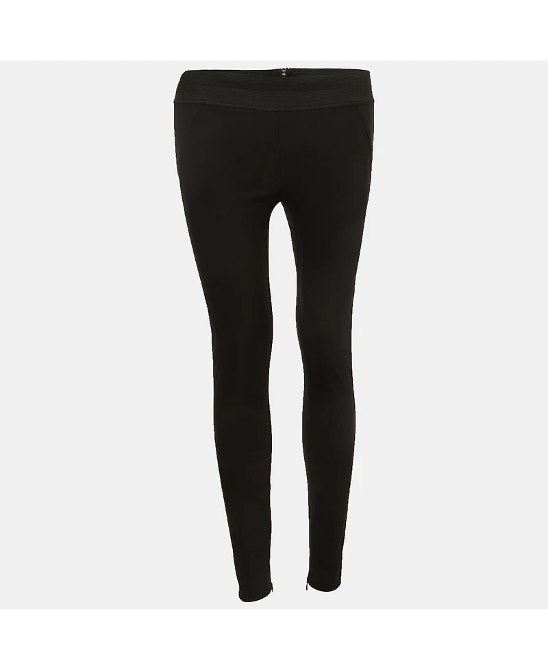 Pre-Owned Stella Mccartney Women's Black Knit Skinny Pants